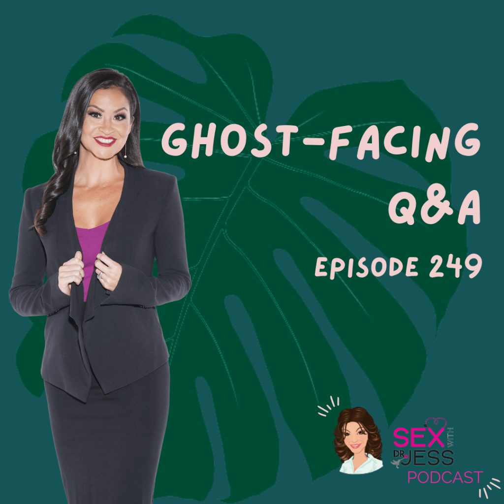ghost-facing - Dr. Jess standing smiling and staring at camera